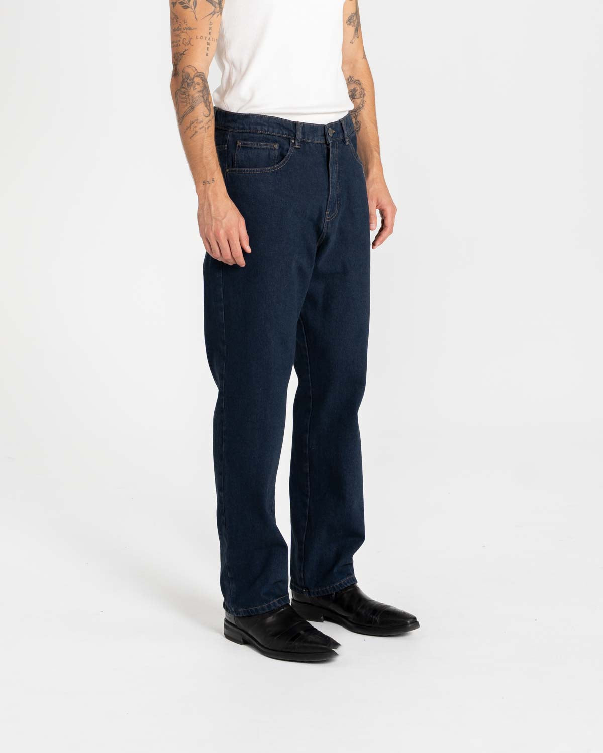 Regular Denim Jeans Indigo